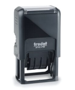 Trodat Printy 4750 dátumbélyegző ISO egyedi lenyomattal (41x24mm + dátum 4mm)