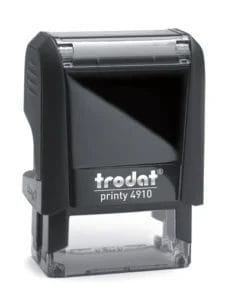 Trodat Printy 4910 4.0 bélyegző egyedi lenyomattal (10X27 mm)