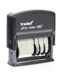 Trodat Printy 4817 dátum- és szövegbélyegző UNG 3.8mm ( 12 Fix Szó + Dátum )